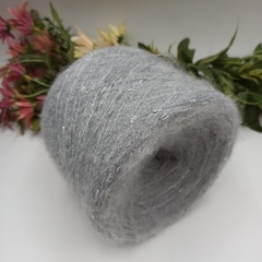 Смотка Pachino Brush альпака с люрексом Nodino Дымка 256гр