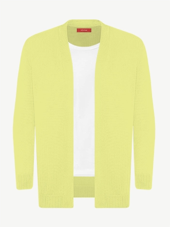 Кардиган с планкой из экохлопка