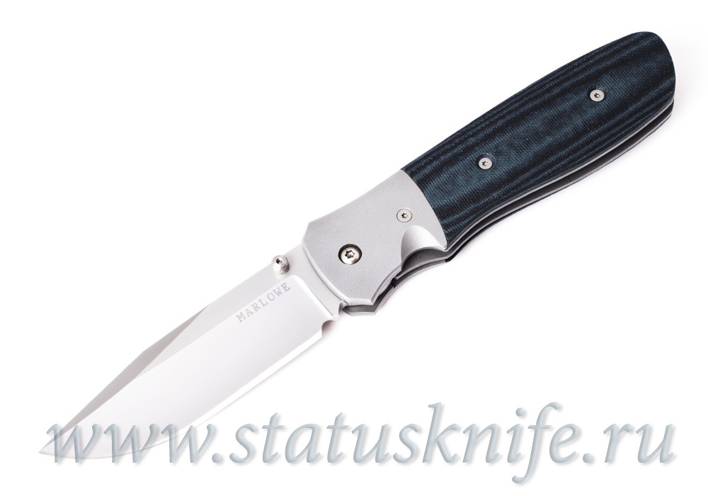 Нож Charles Marlowe Bulldog Blue Micarta