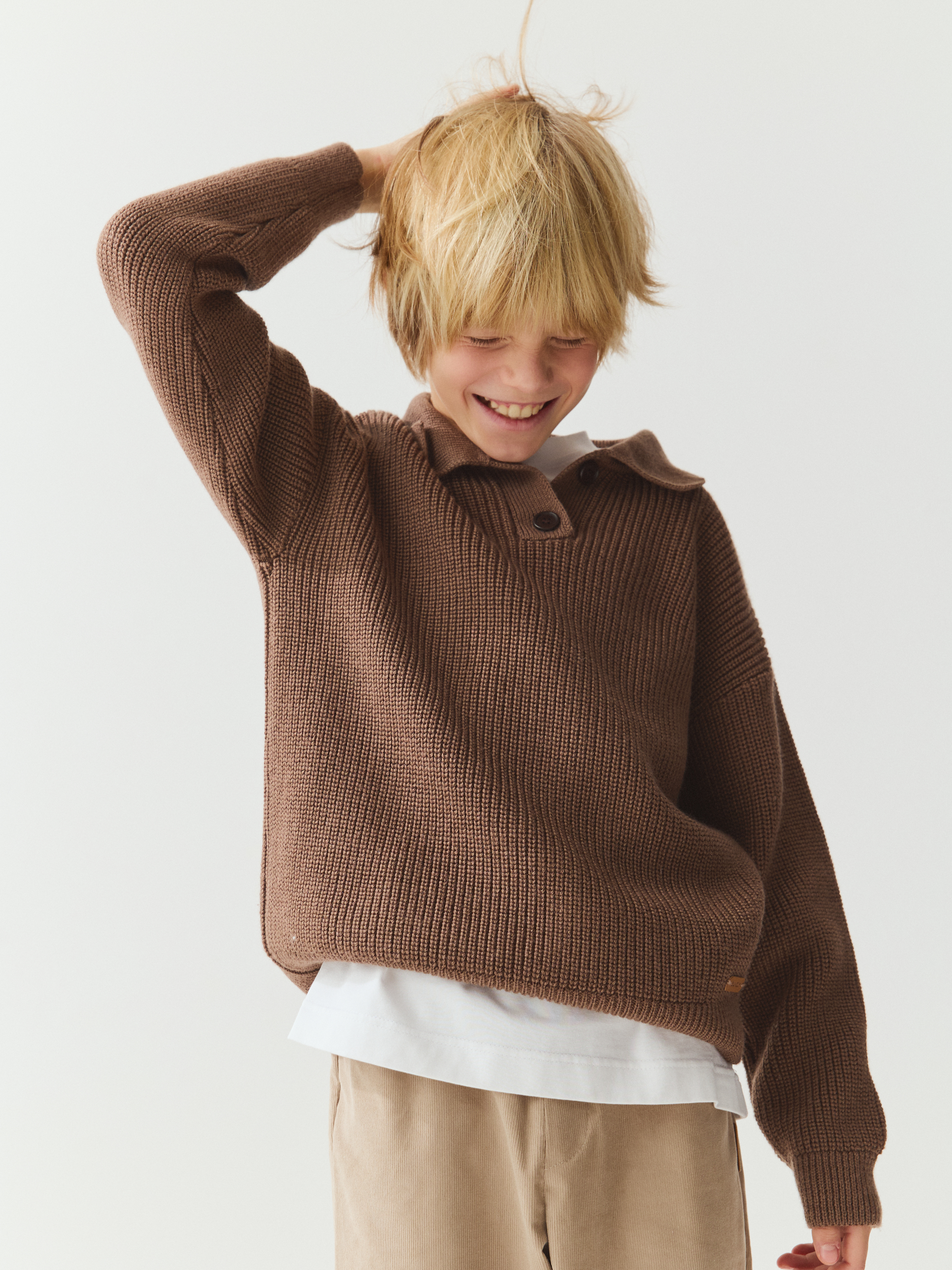 

Джемпер вязанный "Беж" 7+