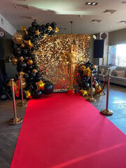 Фотозона из шаров и пайеток Оскар Голливуд