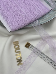 Кружево лавандовое (светло-фиолетовое)