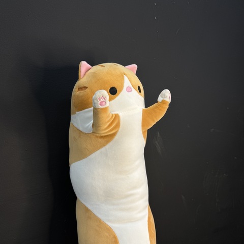 Котик плюшевый