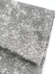 Трикотаж жаккардовый, футер 3-х ниточный, Светло-серый