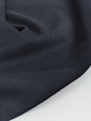 Чёрно-синий Пике Double Face