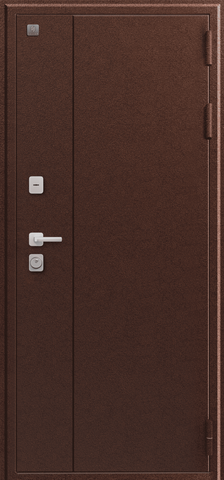 Теплая дверь входная Сезам V-01 (2026), 2 замка, 1,4 мм металл, (медь антик+медь антик) #2