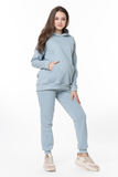 Спортивный костюм для беременных и кормящих 15870 голубой туман