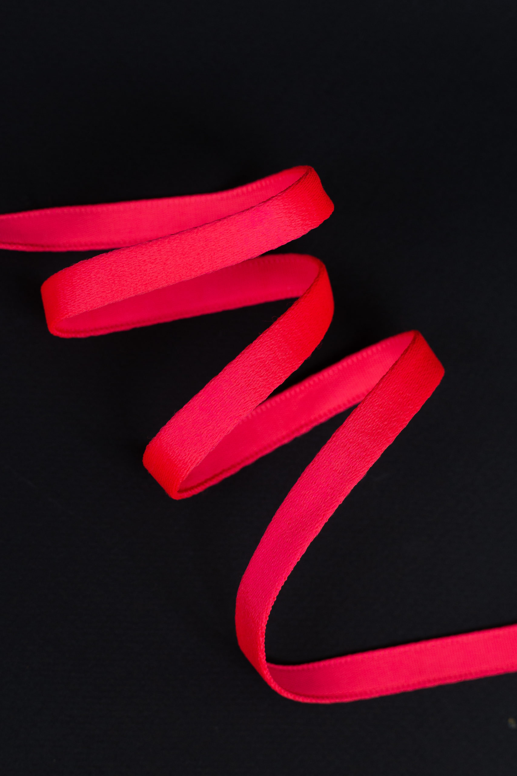 Туннельная лента бесшовная розово-красная ширина 10 мм