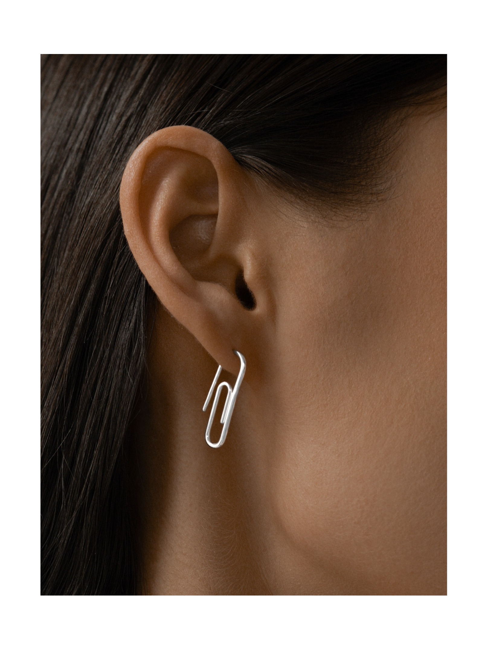 Серьги Скрепки