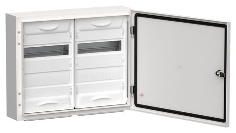 TITAN 5 Корпус мет. ЩРн-48 (2х24) 460х570х140 IP54 бел IEK