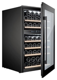 Винный шкаф Temptech Oslo OZ90DB двухзонный черный