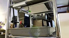 Лабораторная стеллажная многоярусная гидропонная установка 4 ЯРУСА 2250х650х530мм до 40 растений