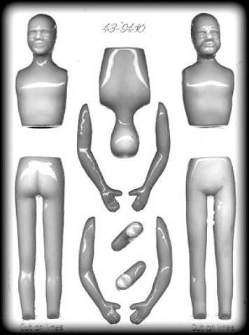 Молд пластиковый для шоколада и мастики «Мужчина»