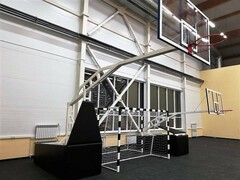 Стойка баскетбольная мобильная складная вынос 2,25м Spektr Sport