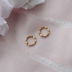 Коннектор Кольцо 10 мм, позолота, П327