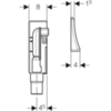 Сифон внутристенный для стиральной/посудомоечной машины Geberit 152.232.00.1