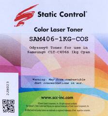 Тонер Static Control для CLP-360/365/406, C, (Odyssey), 1 кг, флакон