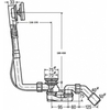 Viega 728007 Visign MT5 Слив/перелив Simplex Trio 560 x 40/50, модель 6166.41