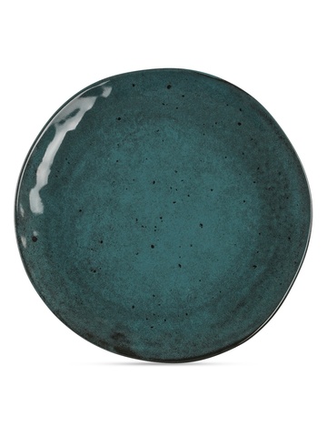 Тарелка обеденная Domenik Stone Turquoise 26 см - Синий - купить 2