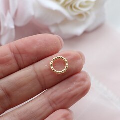 Коннектор Кольцо 10 мм, позолота, П327