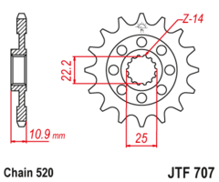 Звезда JT JTF707