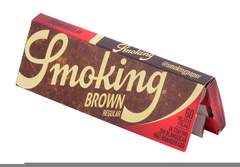 Бумага для самокруток SMOKING REGULAR  BROWN*60*50