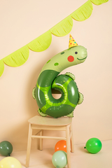 Цифра гелиевая 6 Черепаха Party Deco