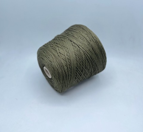 Industria Italiana (пр.Италия),art-Darling 220м/100гр, 64% Органический хлопок, 20% Полиамид, 16% Металлизированное волокно(люрекс), цвет-Милитари. арт-29180