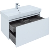 Aquanet 242580 Тумба Nova Lite 100 1+1 ящ. цв. бел. глянец (242580)