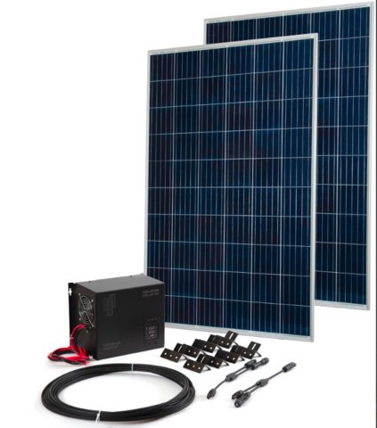 Комплект TEPLOCOM Solar-800 + Солнечная панель 250 Вт х 2