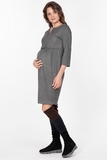 Платье для беременных 09083 серый