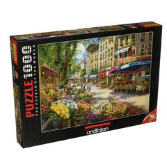 Puzzle Paris Çiçek Pazarı.  Paris Flower Market 1000 pcs