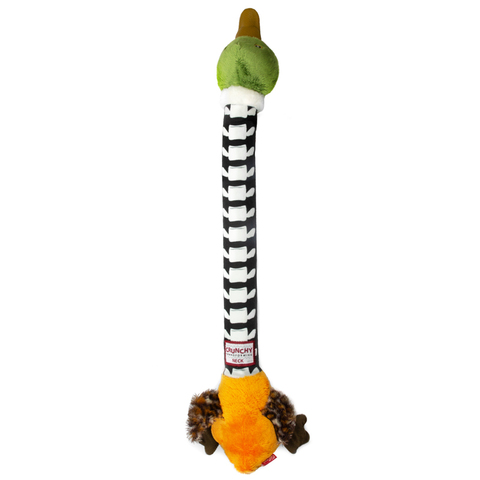 GiGwi CRUNCHY NECK игрушка для собак утка с хрустящей шеей и пищалкой