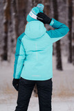 Утеплённый прогулочный костюм Nordski Premium Sport Winter Aquamarine/Blue/Black женский