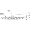 Kludi 643400500 Kludi 64 340 0500 A-QA Верхний душ Ø400 мм, 1 режим, металл, ½", 23 л/мин