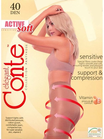 Женские колготки Active Soft 40 Conte