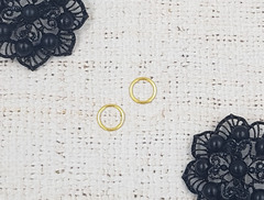 Кольцо для бюстгальтера металл, р. 1,4х1х0,2, d 1 см