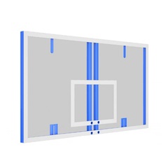 Щит баскетбольный 180х105 см оргстекло 10 мм на металлической раме Spektr Sport