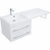 Aquanet 240160 Тумба с раковиной Aquanet Нота 120 L белый (240160)