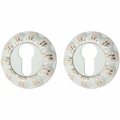 Накладки под цилиндр Bravo A/Z-3CL WG БелЭмаль/Золото