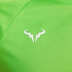 Футболка теннисная Nike Rafa Challenger Dri-Fit Tennis Top - action green/light lemon twist/white