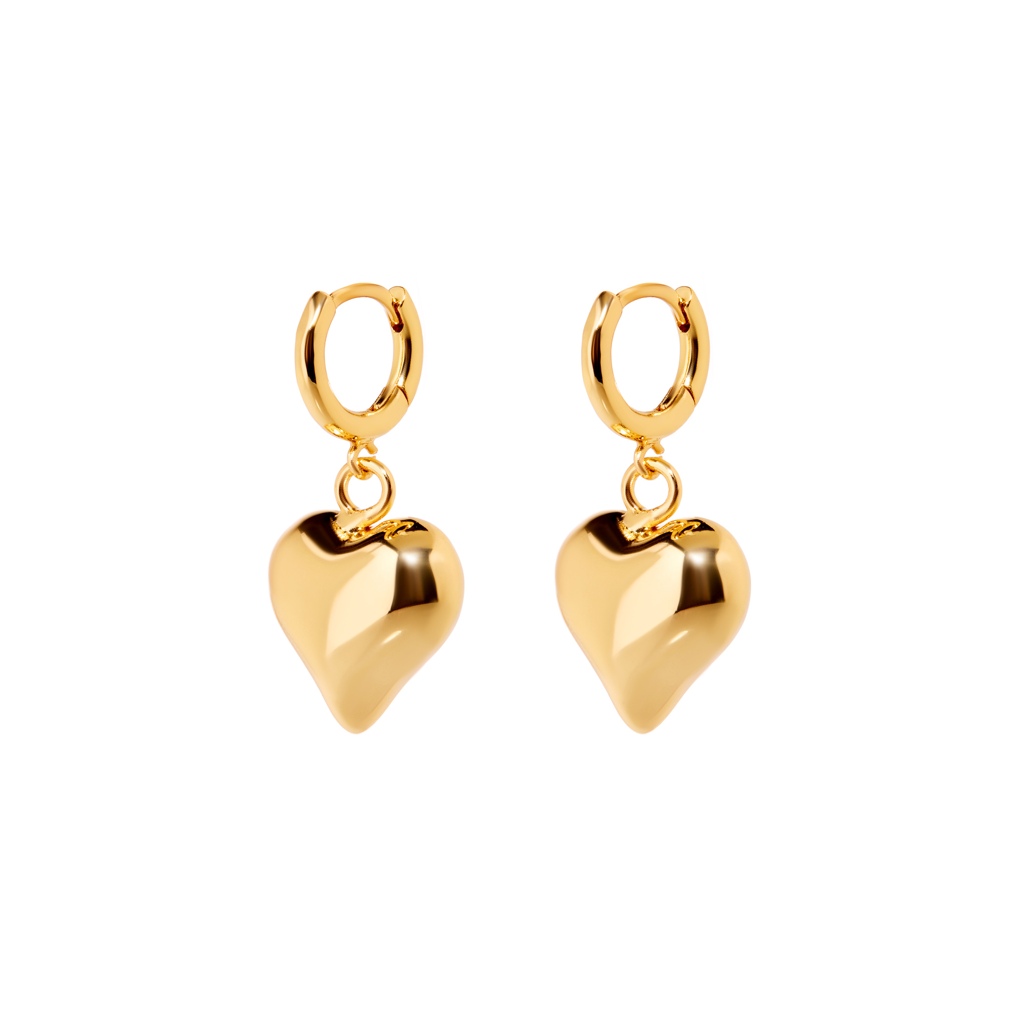 

Серьги Vanilla Gold Heart Earrings