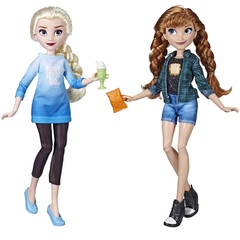 Анна и Эльза в комфортных нарядах. Ральф против интернета