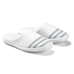 Домашние тапочки Hamam Marine Slippers white/teal белый-изумрудный