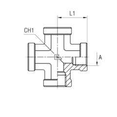 Соединение PSX BSP 1.1/4" CAST
