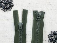 Молнии трактор АРТА-Ф 2077, Латвия, Т6, L 90 см, 2 бегунка, тёмный хаки