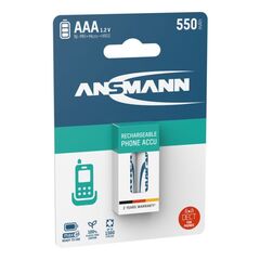 Аккумулятор ААА/NiMH ANSMANN MaxE 1.2V 550mAh Phone