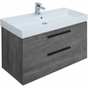 Aquanet 249923 Компл.2 - Тумба Nova 100 2 ящ. (SLIM SYNERGY) цв.дуб рошелье (249923)