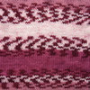 Пряжа YarnArt Crazy Color 136  (Розовый, брусника, белый)