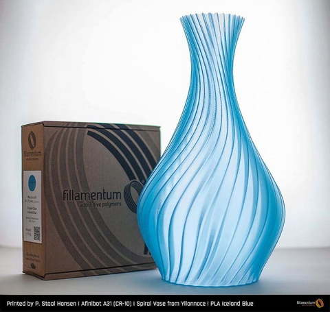 Пластик для 3D-принтера Fillamentum PLA Crystal Clear Iceland Blue